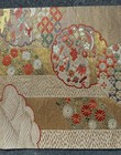 Luxury Japanese Kimono Fabric pure Silk Sash Belt, Snowflake and auspicious  — photo 10