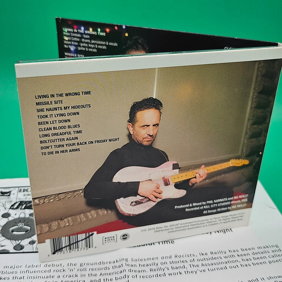 Ike Reilly Crooked Love Radio DJ Promo CD With Release Contact Letter RARE - Imagem 3 de 4