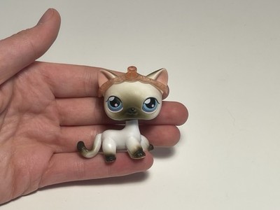 LPS Littlest Pet Shop - Siam Kurzhaarkatze blaue Augen #5 G1 Cat + Accessoire