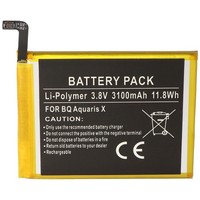 Akku Passend FüR Bq Aquaris X, Bq 3100 Akku Li-Polymer, 3,8V, 3100Mah Abmessunge