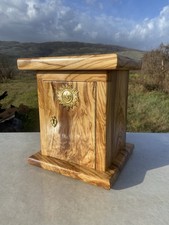 Tabernacolo in legno di ulivo fatto a mano 29x26x32 Handmade Tabernacle