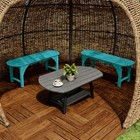 Coffee Tables with Storage Cabinet for Living Room,Small Farmhouse Coffee Table