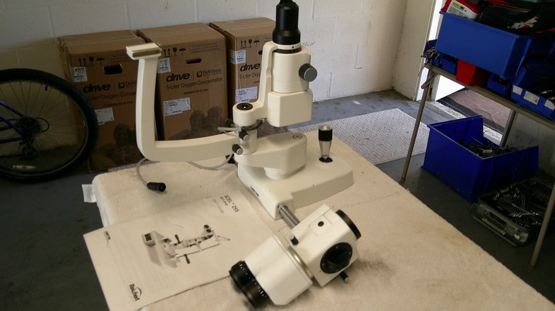 REICHERT AMETEK EXCL 255 SLIT LAMP PARTS WITH USER GUIDE