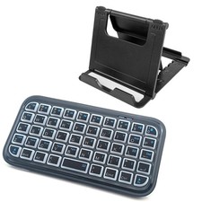 Bluetooth Mini Keyboard Wireless Backlight Keypad Smartphone Tablet Screen Stand