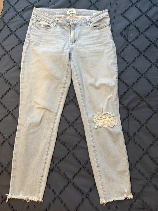 Paige Women’s Jeans Size 31 (Ricki Deconstructed - verdugo ankle/skinny ankle)