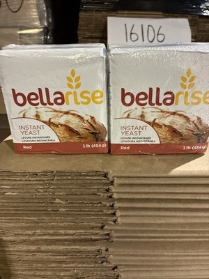 Bellarise Red Instant Dry Yeast Fast Acting Instant Yeast for Bread 1 Lb / 16 oz