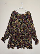 Vintage Street Life dress OS 80s/90s Floral Babydoll Dress Bohemian