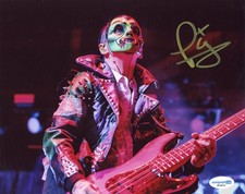 Piggy D. Signed Autograph 8x10 Photo Marilyn Manson Rob Zombie Band Bassist ACOA