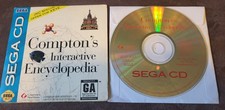 Compton's Interactive Encyclopedia Sega CD JVC X'Eye Not For Resale
