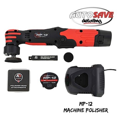 Autobrite Direct - MP-12 |Cordless Micro Machine Polisher |Includes Pads, Case