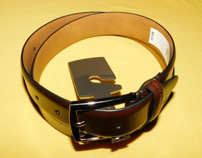 #ad MEN#x27;S TRAFALGAR BROWN GENUINE LEATHER NEW WITH TAGS BELT SIZE 34 85cm.. $69.99