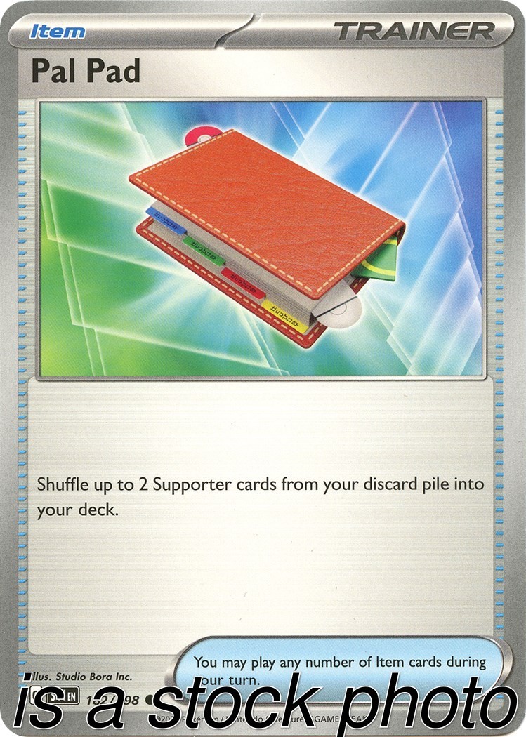 Pal Pad 182/198 Scarlet & Violet Base Set Pokemon (LP-NM)