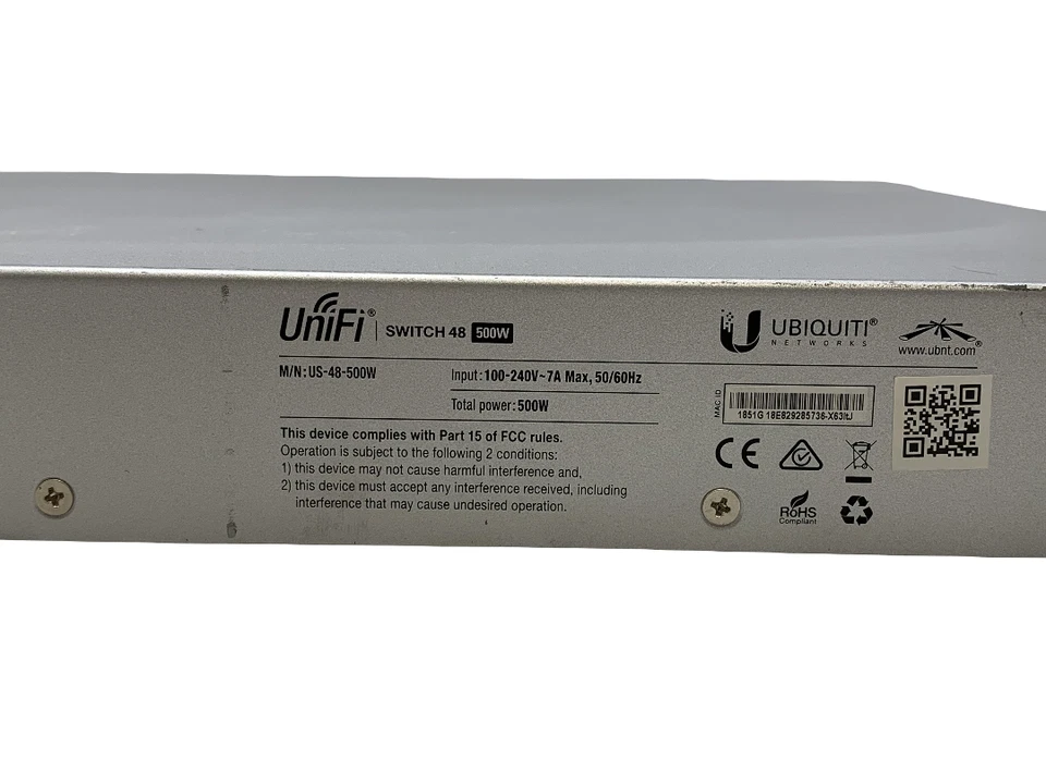 Ubiquiti Networks UniFi (US-48-500W) 48-Port Rack-Mountable Serial Switch - Image 3 of 4