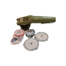 Vintage DYMO Organizer 1610 Label Maker Takes 1/4"  3/8" Tape with Accessories