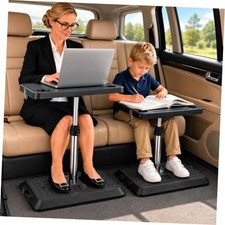 Car Seat Tray Table, Adjustable Car Desk for Laptop, 360 Rotating Multi