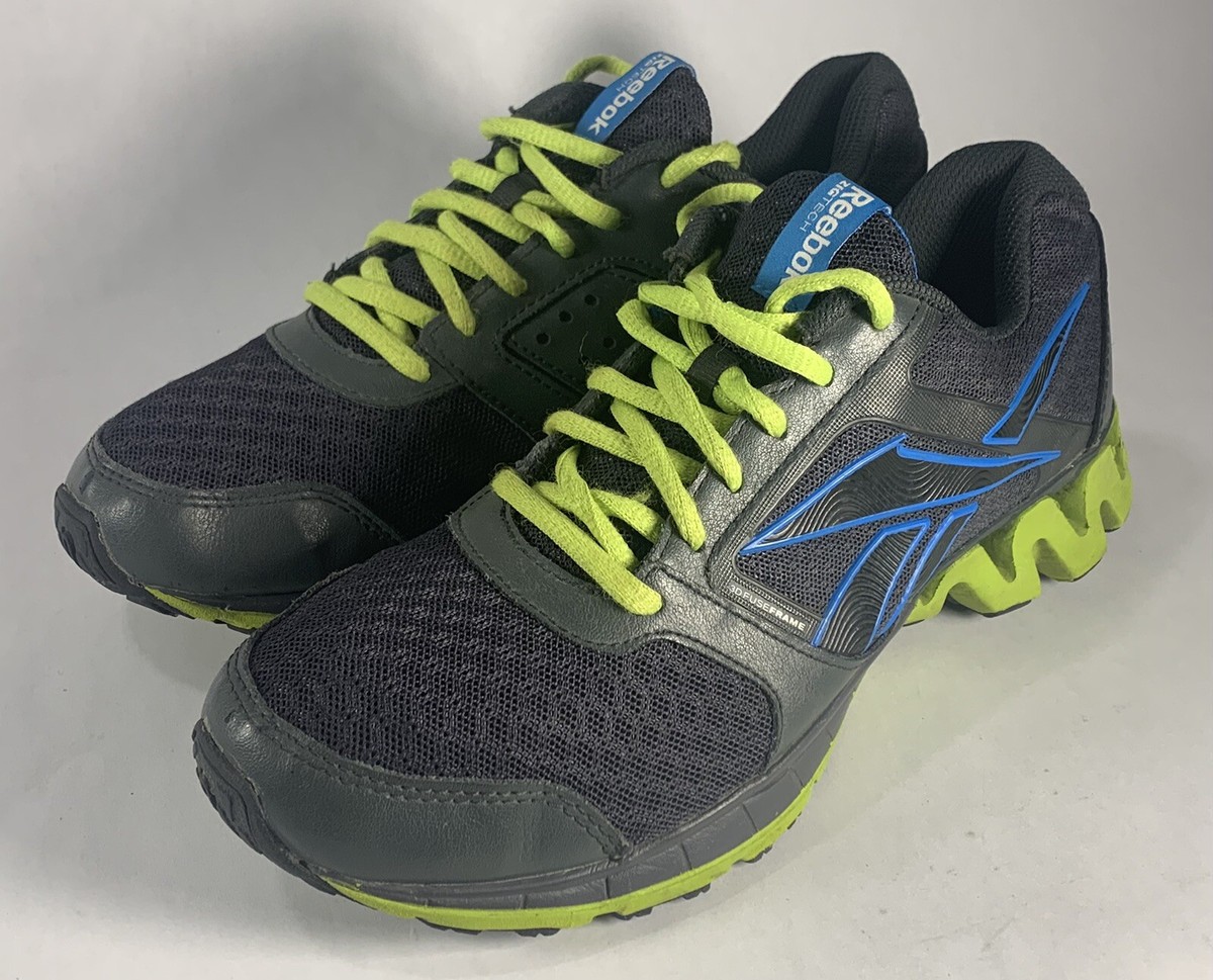 Reebok ZigTech (Zigkick Alpha)Gravel/Green/Blue/Black