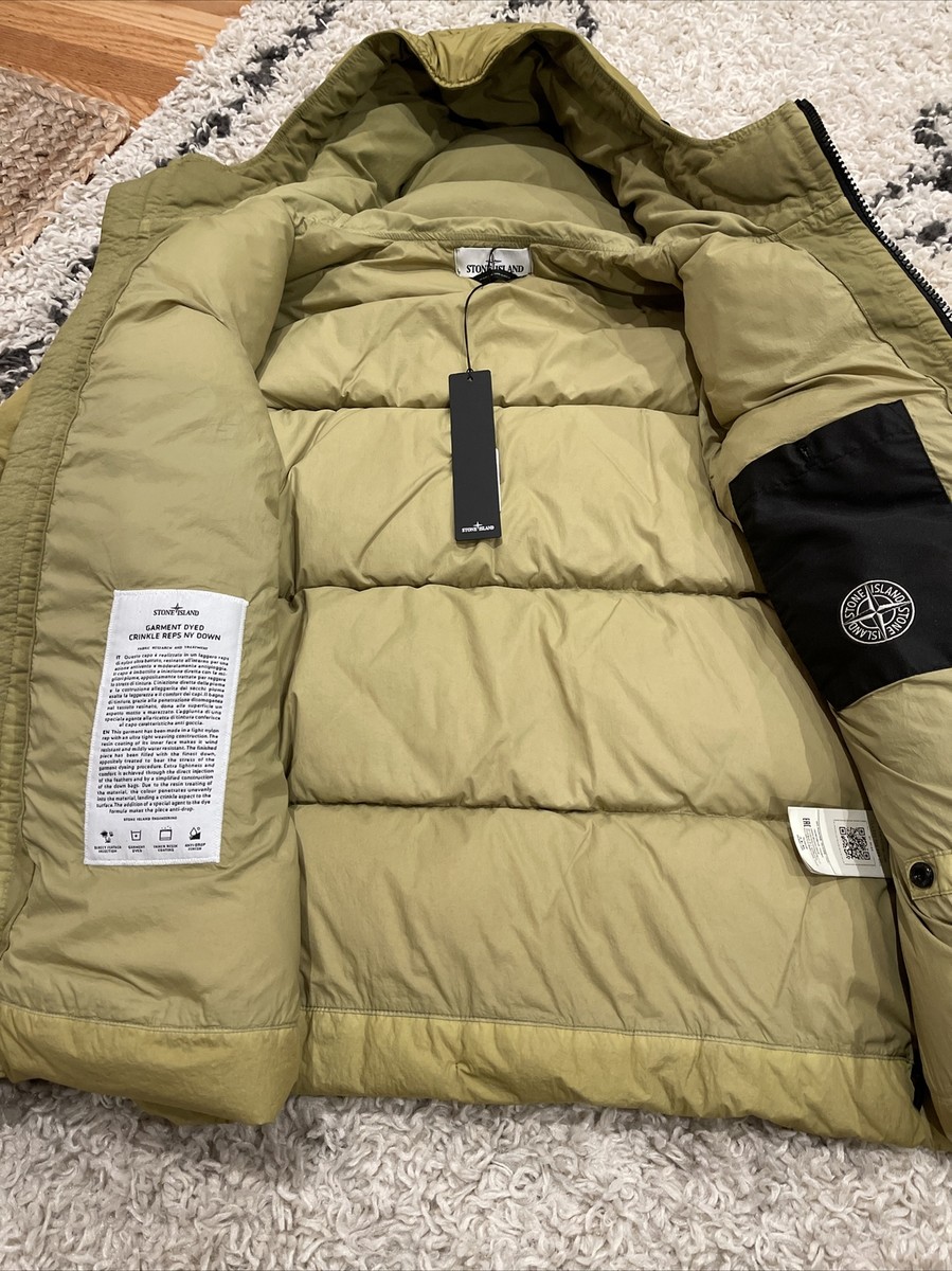 Stone Island Crinkle Reps NY Down Jacket Biege S | eBay Stone Island Crinkle Reps NY Down Jacket Biege S | eBay