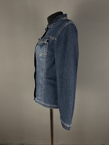 Miss Sixty Womens Jacket Jeans Button Blue Size S - Picture 5 of 14