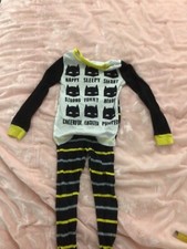 Batman boys  s pajama set striped size 4
