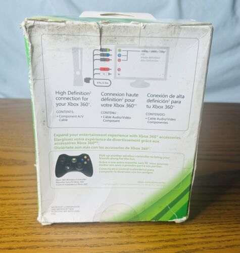 Microsoft Xbox 360 Component HD AV Cable OEM B4V-00011 Box Damaged - Picture 2 of 2