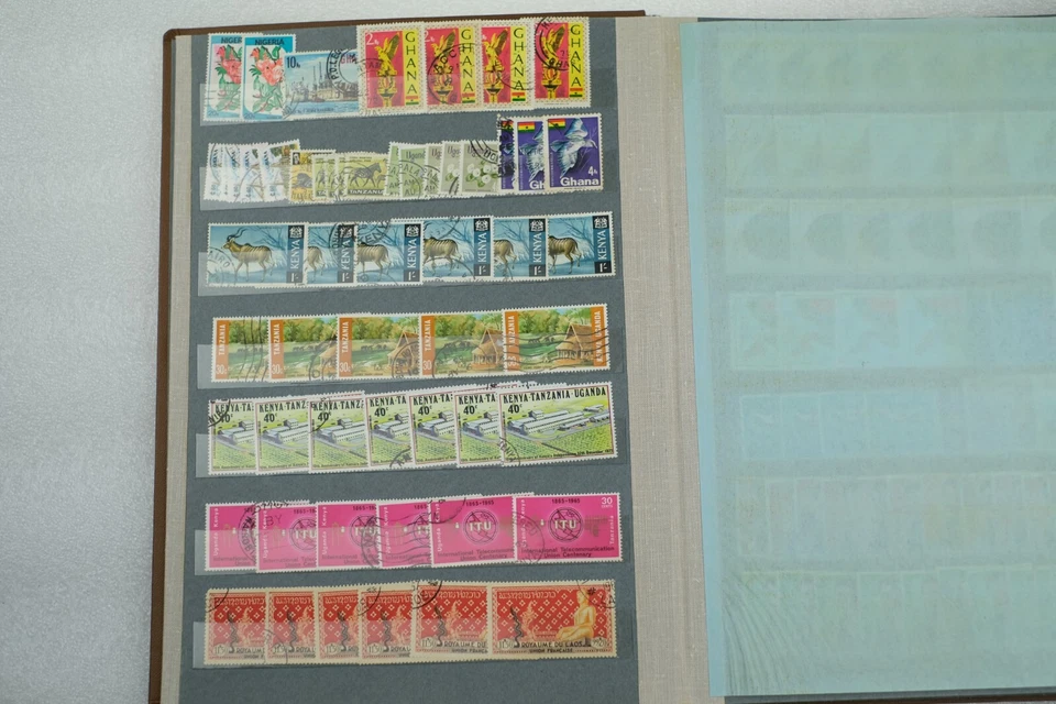 Worldwide stamps collections lots album Vintage Rare Classic Antique Genuine - Image 3 of 4