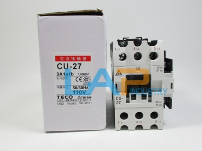 1PC NEW For TECO Contactor CU-27 110V