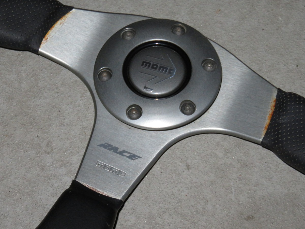 Momo Race 350mm Steering Wheel Universal | eBay