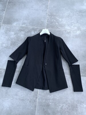 Women's 10 DAYS AMSTERDAM Basic Long Blazer Jacket Formal SZ 3 M UK 10 12 EU 38