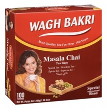 Wagh Bakri Masala Chai Tea Bags 100 Tea Bags 0.08 per strip