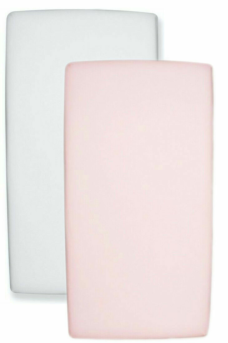 Set di 2 lenzuola per lettino neonato 100% cotone