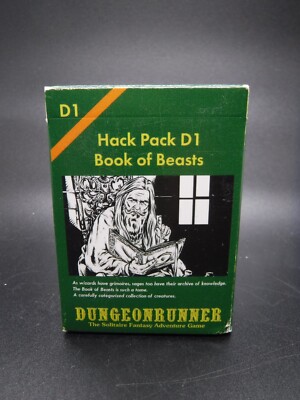Powercell Game Card Game Dungeon Runner Hack Pack D1 Book of Beasts