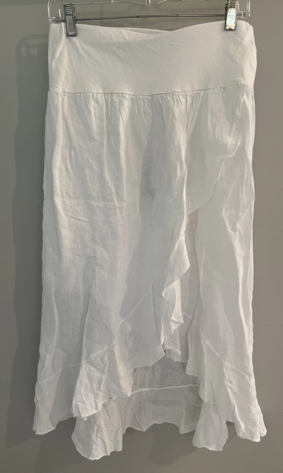 NWT Sundance Catalog By M White 100% Linen “Papette Wrap Skirt” Size L
Opens in a new window or tab