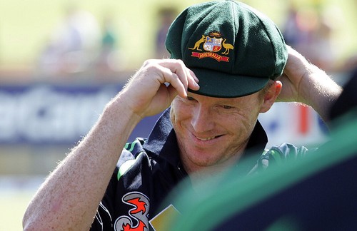 Cricket Cap Baggy Australia Green Test One Melton Size Wool Fits Green New Brand - Picture 2 of 8