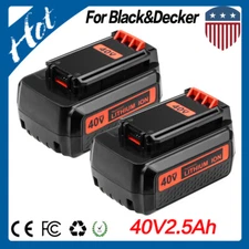 40V Lithium Max Battery or Charger for Black and Decker LBX2040 LBXR36 LBX2036