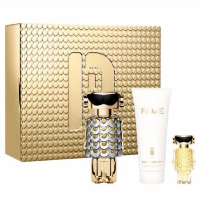 Paco Rabanne Fame Eau de Parfum 80ml Spray 100ml b/lotion Mini Gift Set  New UK