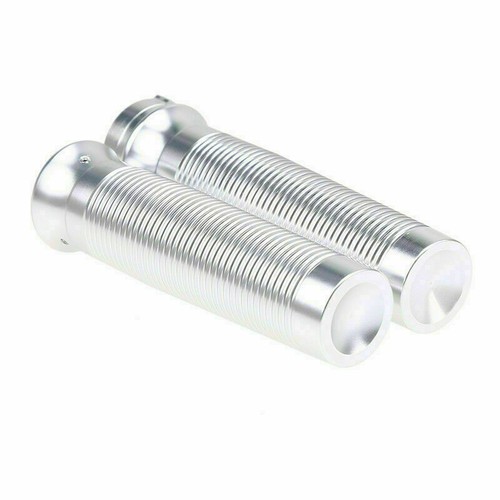 Chrom 1" Lenker Griffe Lenkergriffe Grips Für Harley Sportster Touring Softail e - Picture 3 of 10