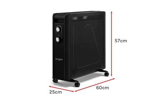 Kogan 2400W Quartz Adjustable Radiant Heater 2 Heat Setting Electric Portable - Picture 2 of 6