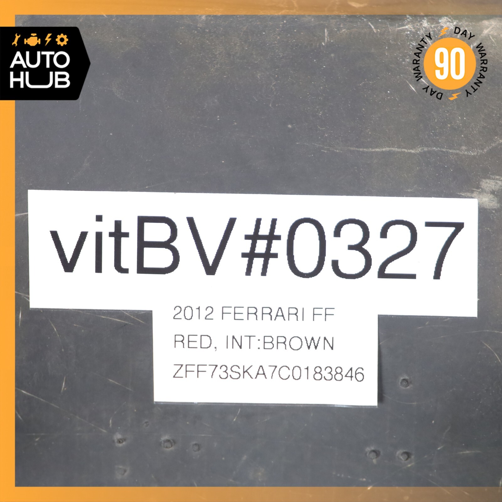 11-16 Ferrari FF F151 6.3L V12 Center Lower Bumper Air Duct Box OEM 40k