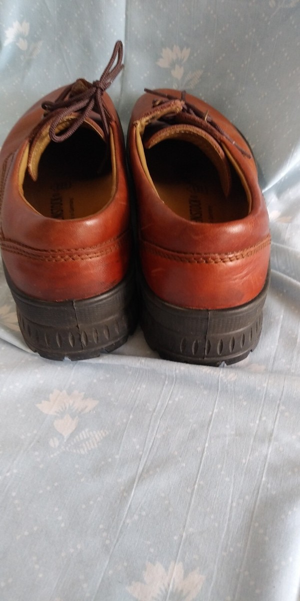 Birkenstock Footprints Brown Leather Lace Up Flat Shoes Size  display picture 3