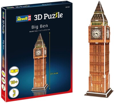3d Puzzle Big Ben - Revell Model Kits 3D Puzzle Big Ben By Revell