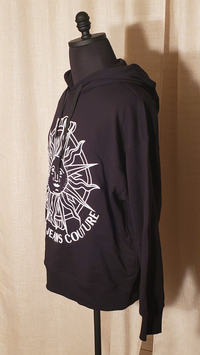 VERSACE JEANS COUTURE サン ロゴ フーディ NWT Versace Jeans Couture Sun Logo Hoodie Black Size M. | eBay