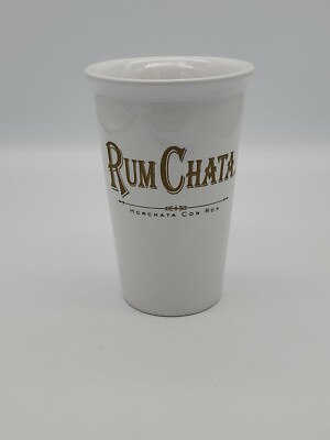 Rum Chata Horchata Con Ron Ceramic Liquor Cocktail Mixer  Alcohol Advertisement 