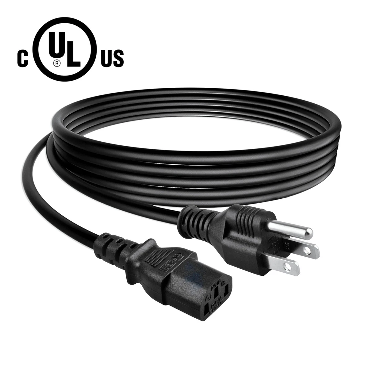 4ft UL AC Power Cord Cable For Behringer NOX303 NOX202 VMX200USB