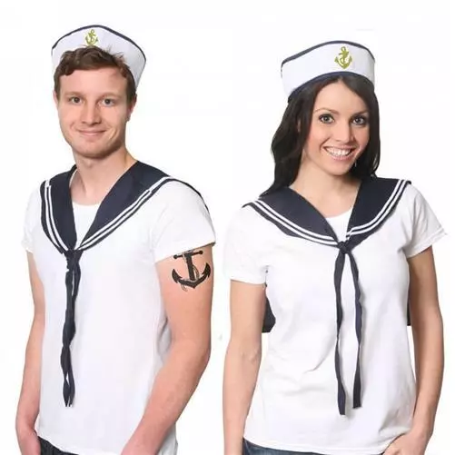 Sailor hat sales and scarf