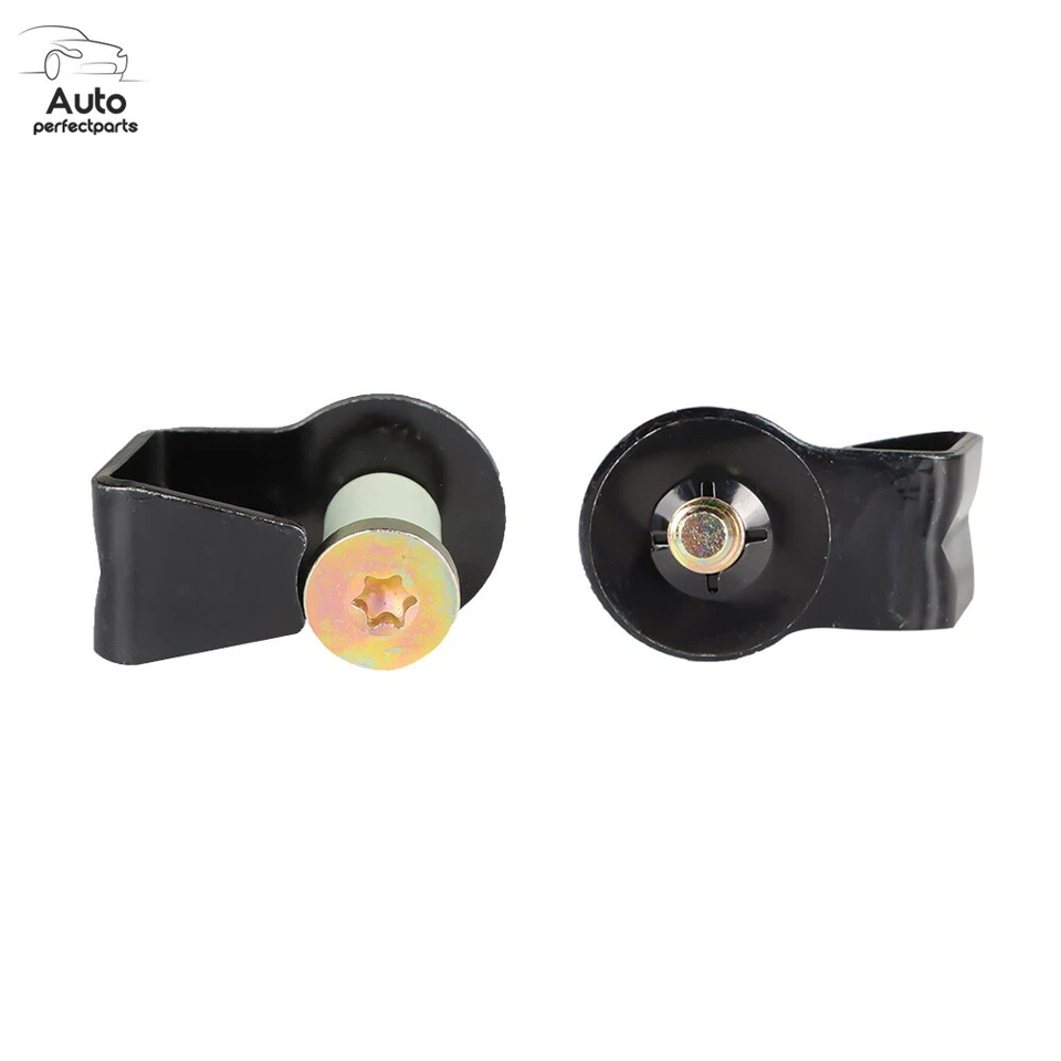 2 × Door Lock Striker 38448 For 1980-97 Ford F-350 Lincoln Mercury Model Steel - Image 4 of 4