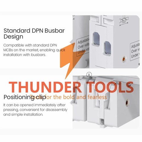 Thunder Tools tongou Tuya Wifi 35mm DIN RAIL Switch Intelligent Meter - Foto 8 di 24