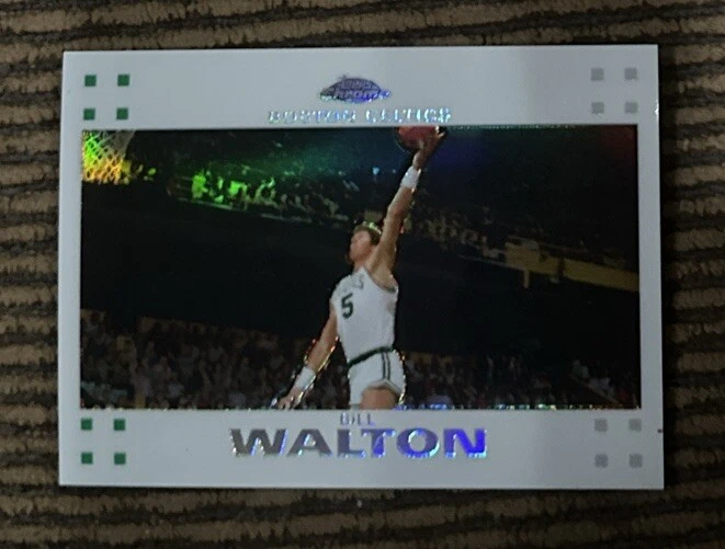 2007-08 Bill Walton Topps Chrome White Refractor /99 #89 - Boston Celtics HOF - Image 3 of 3