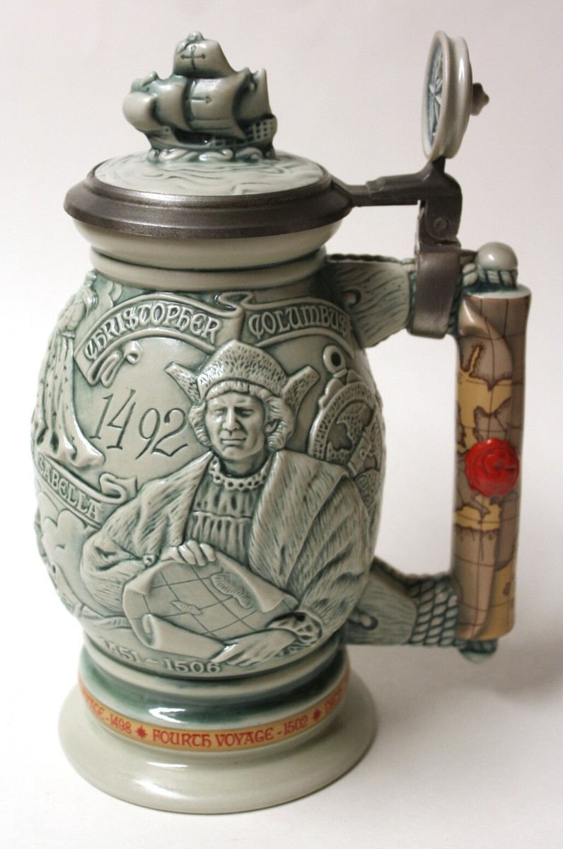 Vintage 1992 Avon Christopher Columbus New World Stein | eBay