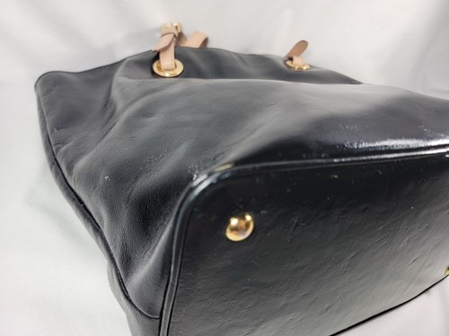 Bolso de mano/bolso de hombro Michael Kors Signature de charol en negro - Imagen 11 de 16