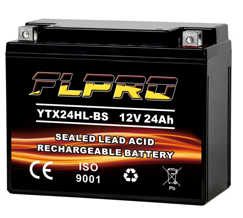 YTX24HL-BS 12V 24 Ah Battery for Can-Am Spyder RS RT F3 998 1330 2008 ...